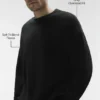 Sweat-shirt à col rond Triumph Restore - Noir