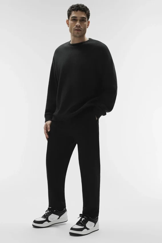 Sweat-shirt à col rond Triumph Restore - Noir
