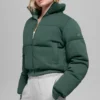 Sweat-shirt matelassé - Vert trèfle