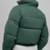 Sweat-shirt matelassé - Vert trèfle