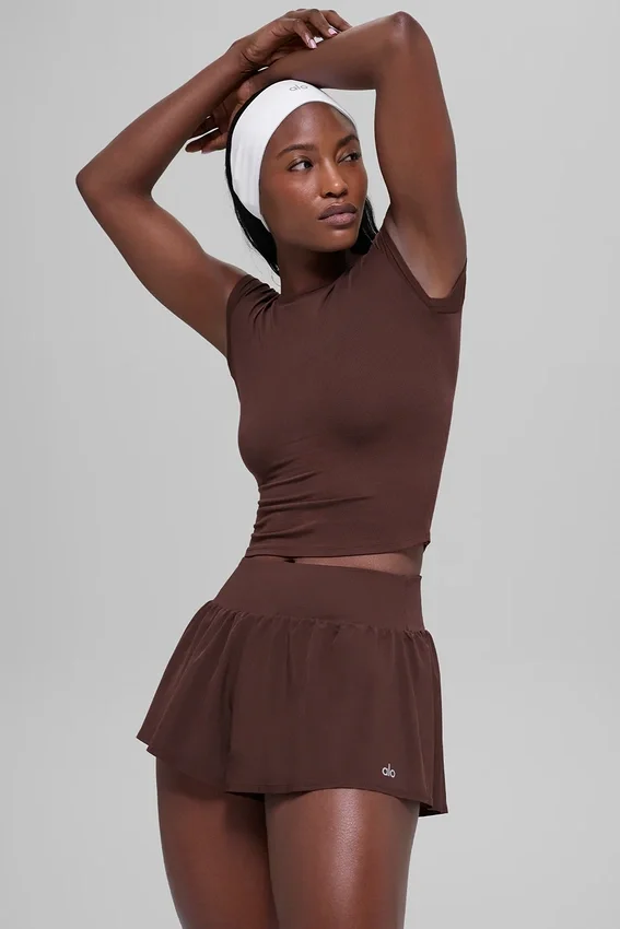 T-shirt Alosoft Back for More - Brownstone