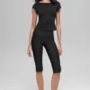 T-shirt Alosoft Back for More – Noir