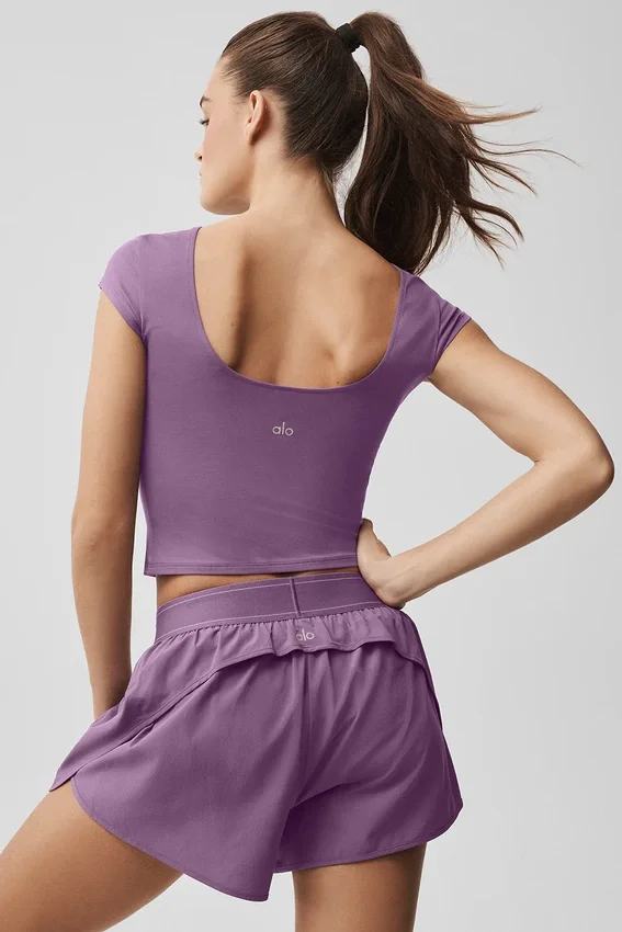 T-shirt « Alosoft Back for More » - Plum Kiss
