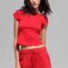 T-shirt « Alosoft Back for More » – Rouge vif