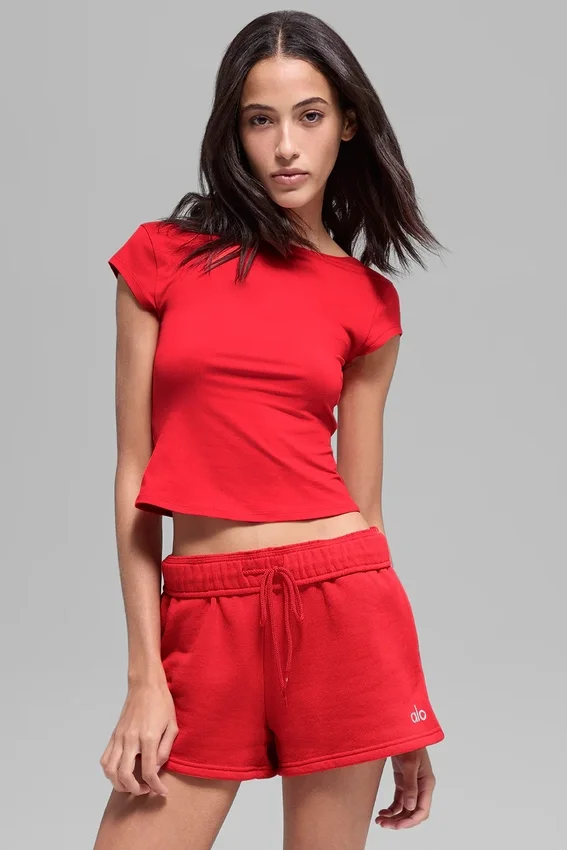 T-shirt « Alosoft Back for More » – Rouge vif