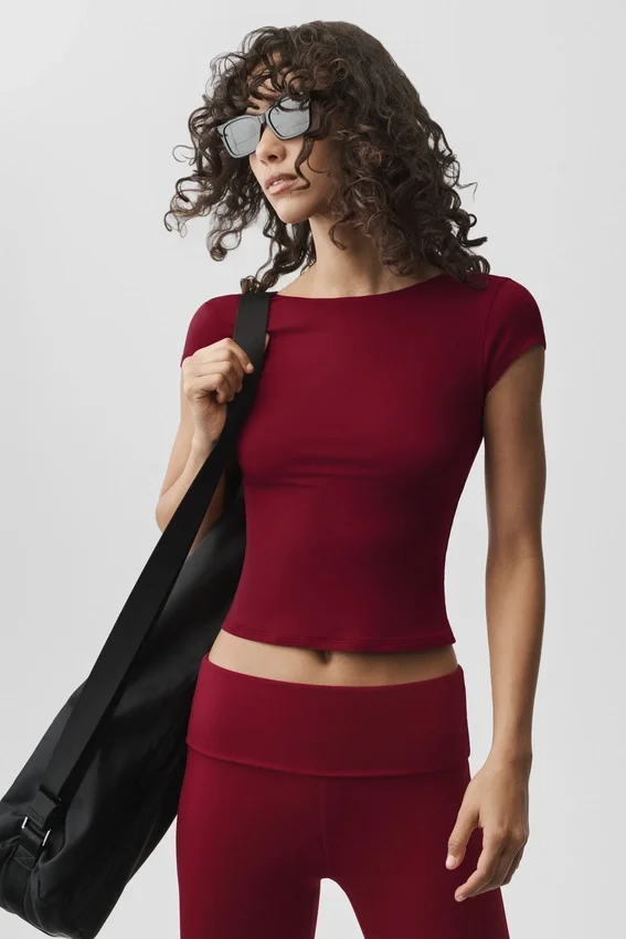 T-shirt Alosoft Back for More - Summer Romance Red