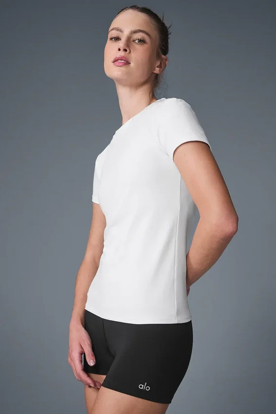 T-shirt Alosoft Finesse - Blanc