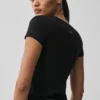 T-shirt Alosoft Finesse – Noir