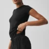 T-shirt Alosoft Finesse – Noir