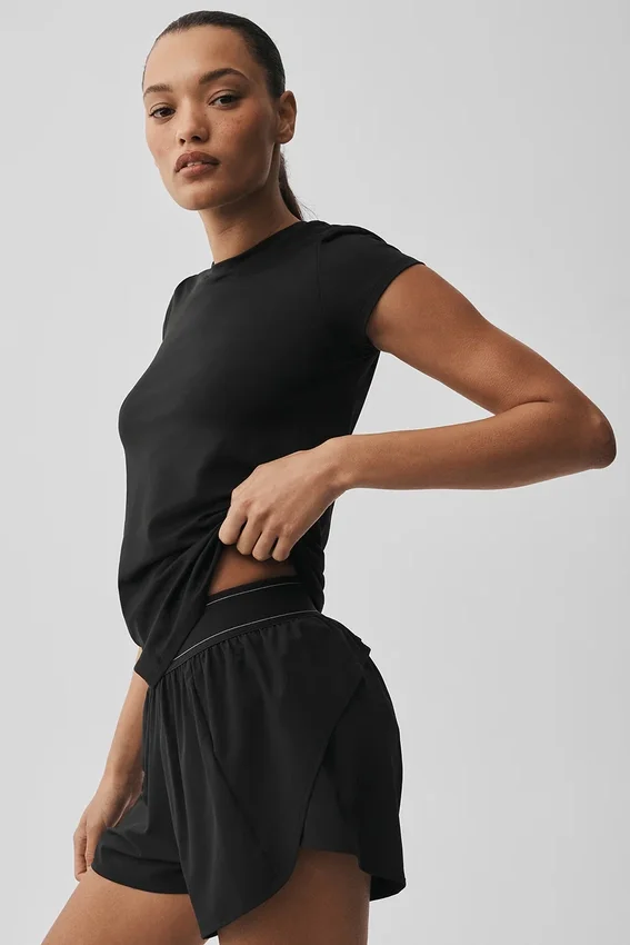 T-shirt Alosoft Finesse – Noir