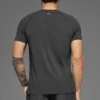 T-shirt à col rond Alo Vapor à manches courtes - Anthracite