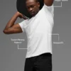 T-shirt à col rond et Manches courtes Alo Vapor - Blanc