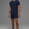 T-shirt à col rond et Manches courtes Alo Vapor - Bleu marine