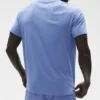 T-shirt à col rond et Manches courtes Alo Vapor - Bleu Provence