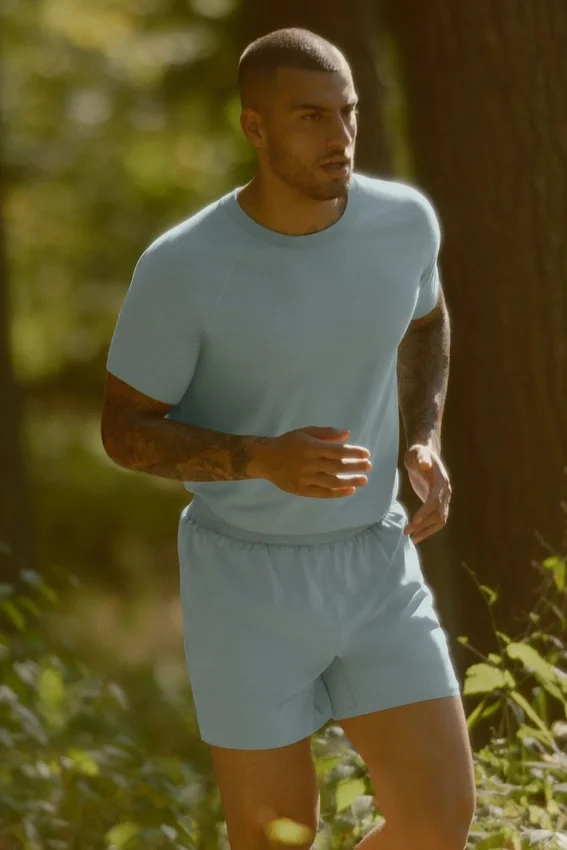 T-shirt à col rond et manches courtes Alo Vapor - Desert Sage