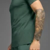 T-shirt à col rond et manches courtes Alo Vapor - Vert trèfle