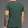 T-shirt à col rond et manches courtes Alo Vapor - Vert trèfle
