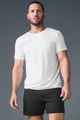 T-shirt à col rond et Manches courtes Conquer Reform - Blanc
