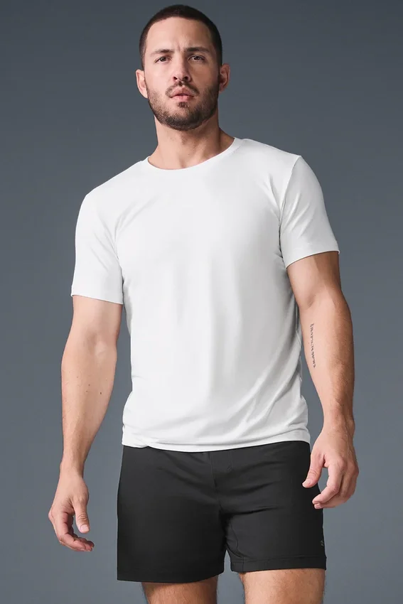 T-shirt à col rond et Manches courtes Conquer Reform - Blanc