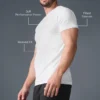 T-shirt à col rond et Manches courtes Conquer Reform - Blanc