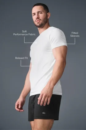 T-shirt à col rond et Manches courtes Conquer Reform – Blanc