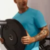 T-shirt à col rond et manches courtes Conquer Reform - Blue Breeze