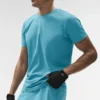 T-shirt à col rond et manches courtes Conquer Reform - Blue Breeze