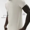 T-shirt à col rond et manches courtes Conquer Reform - Bone
