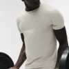 T-shirt à col rond et manches courtes Conquer Reform - Bone