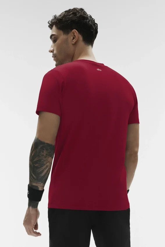 T-shirt à col rond et Manches courtes Conquer Reform - Garnet