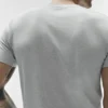 T-shirt à col rond et manches courtes Conquer Reform - Gris chiné athlétique