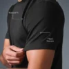 T-shirt à col rond et Manches courtes Conquer Reform - Noir