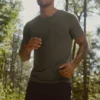 T-shirt à col rond et manches courtes Conquer Reform - Olive Tree