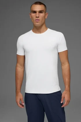 T-shirt à col rond et manches courtes Idol - Blanc