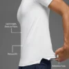 T-shirt à col rond et manches courtes Idol - Blanc