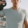 T-shirt à col rond et manches courtes Idol - Gris lunaire