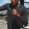 T-shirt à col rond et manches longues Alo Vapor - Anthracite