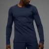 T-shirt à col rond et manches longues Alo Vapor - Bleu marine