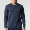 T-shirt à col rond et manches longues Conquer Reform - Bleu marine
