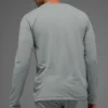 T-shirt à col rond et manches longues Conquer Reform - Gris lunaire