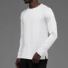 T-shirt à col rond et manches longues Idol - Blanc