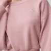 T-shirt court à col rond Accolade - Rose vintage