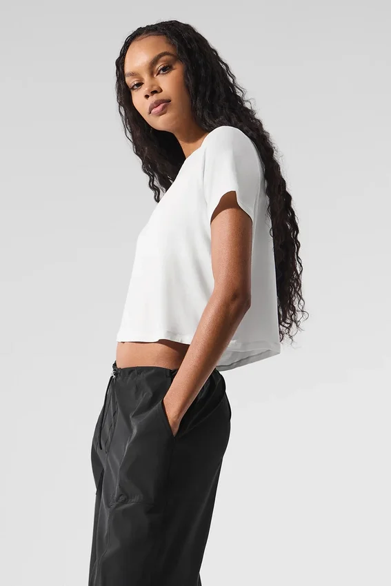 T-shirt court à manches courtes All Day - Blanc