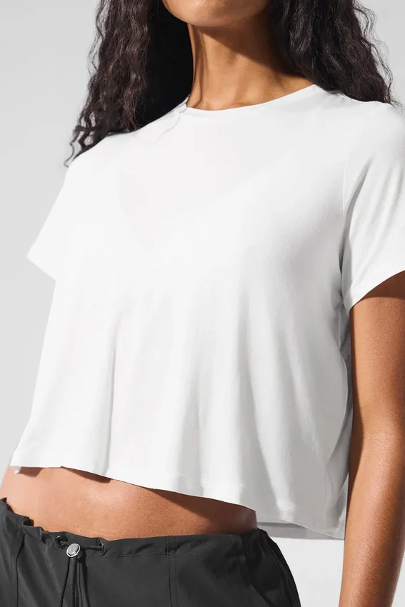 T-shirt court à manches courtes All Day - Blanc