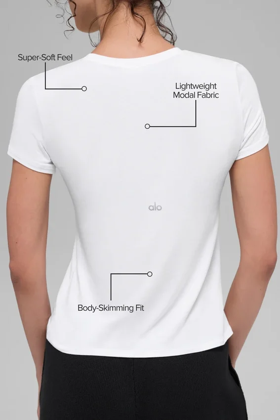 T-shirt à manches courtes All Day - Blanc