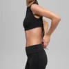 T-shirt à manches courtes Alo Softsculpt Capped Out - Noir