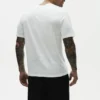 T-shirt à manches courtes « Coastal » en jersey de lin - Blanc