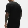 T-shirt à manches courtes « Coastal » en jersey de lin - Noir