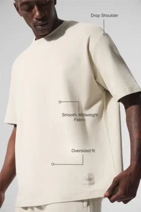 T-shirt à manches courtes Double Take – Beige
