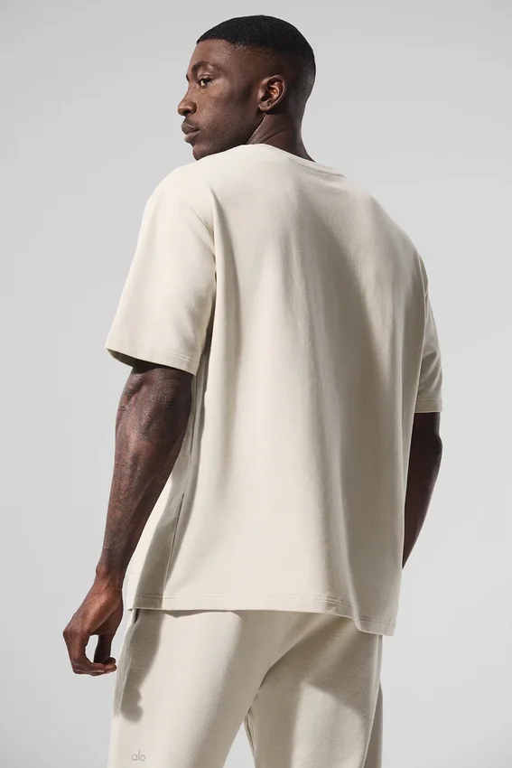 T-shirt à manches courtes Double Take - Beige